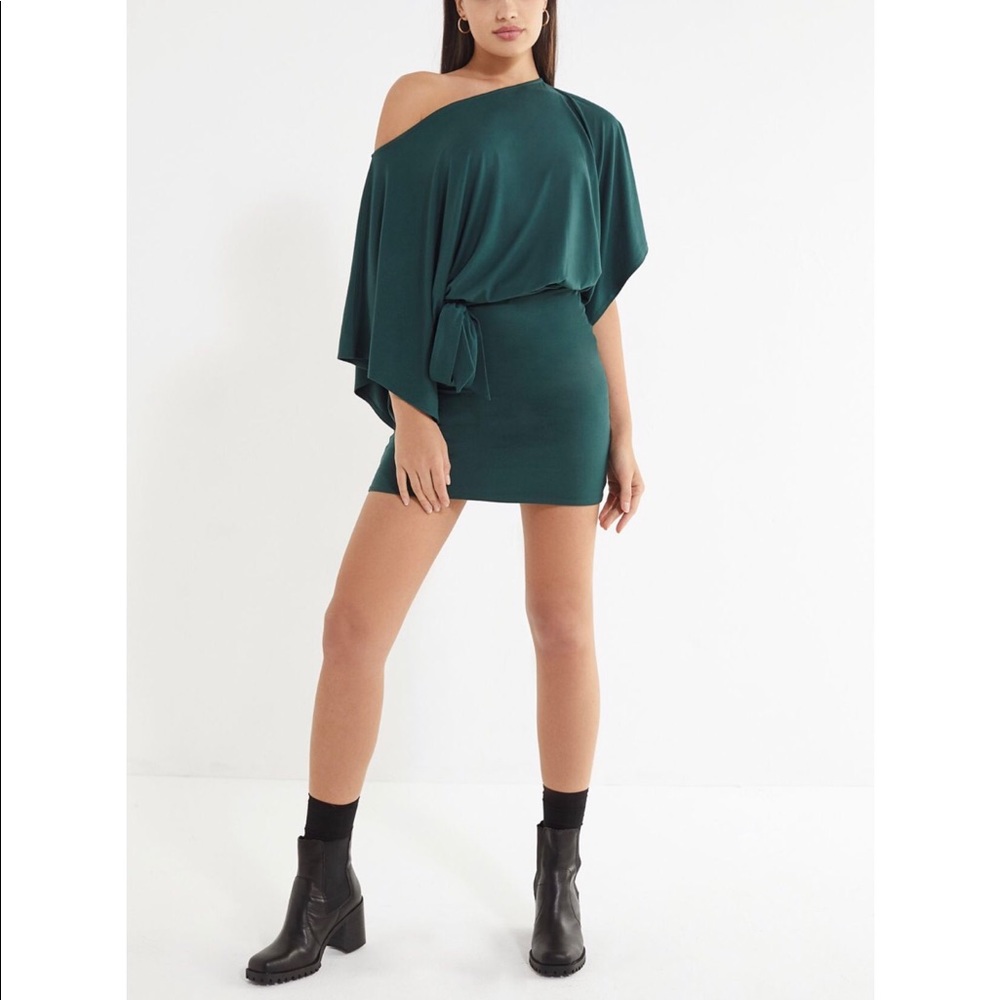 Green mini dress urban outfitters